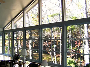 Custom Window Systems CWS WeatherLite Soft-Vinyl Horizontal Sliding Sunroom Window