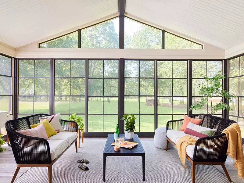 CWS WeatherLite Soft-Vinyl Vertical Sliding Sunroom Window