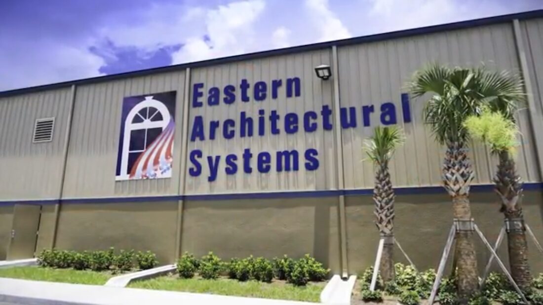 Eastern Architectural Systems' Fort Myers, Florida manufacturing facility