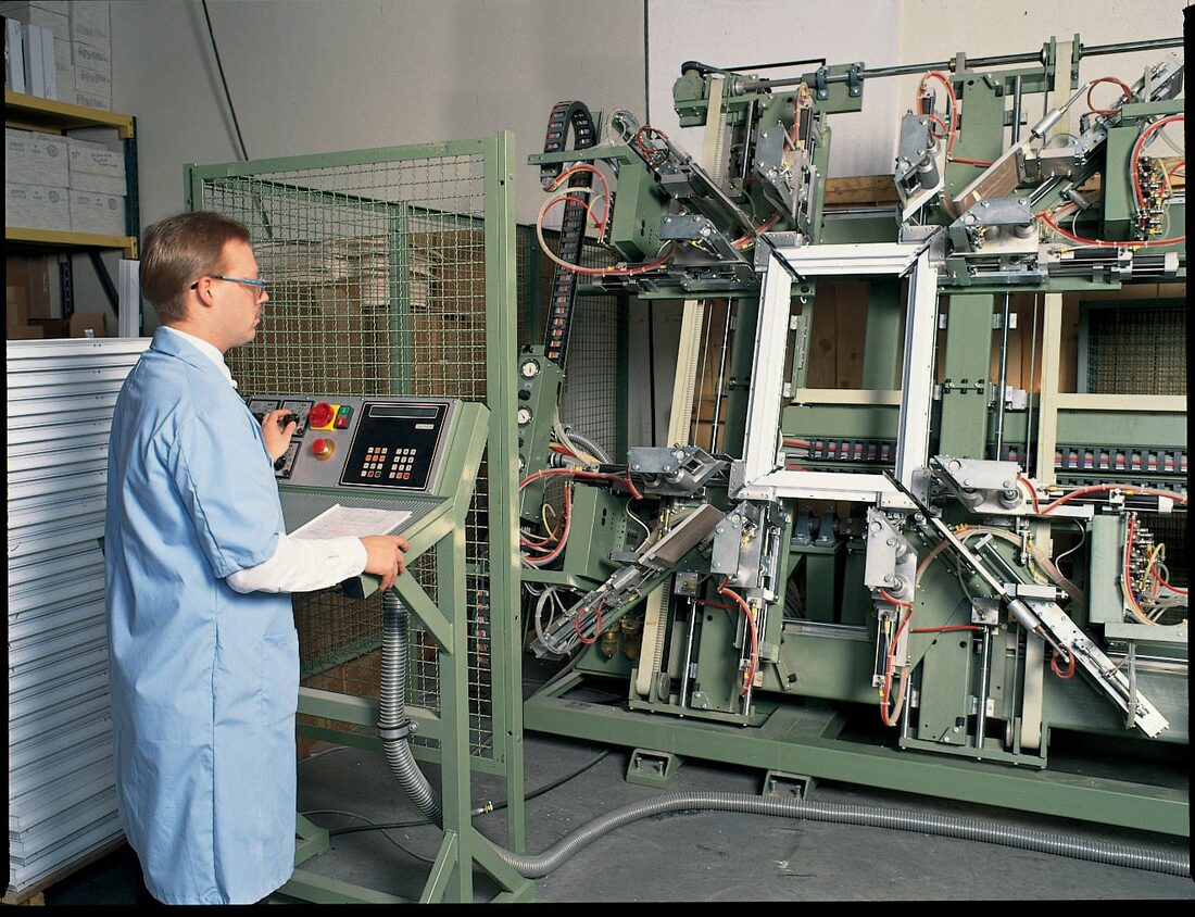 Window frames fusion-welded at the EAS plant in Fort Myers, Florida
