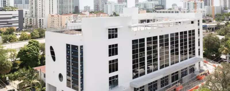 Eco-Guard Architectural Fixed 300 windows on a white South Florida building