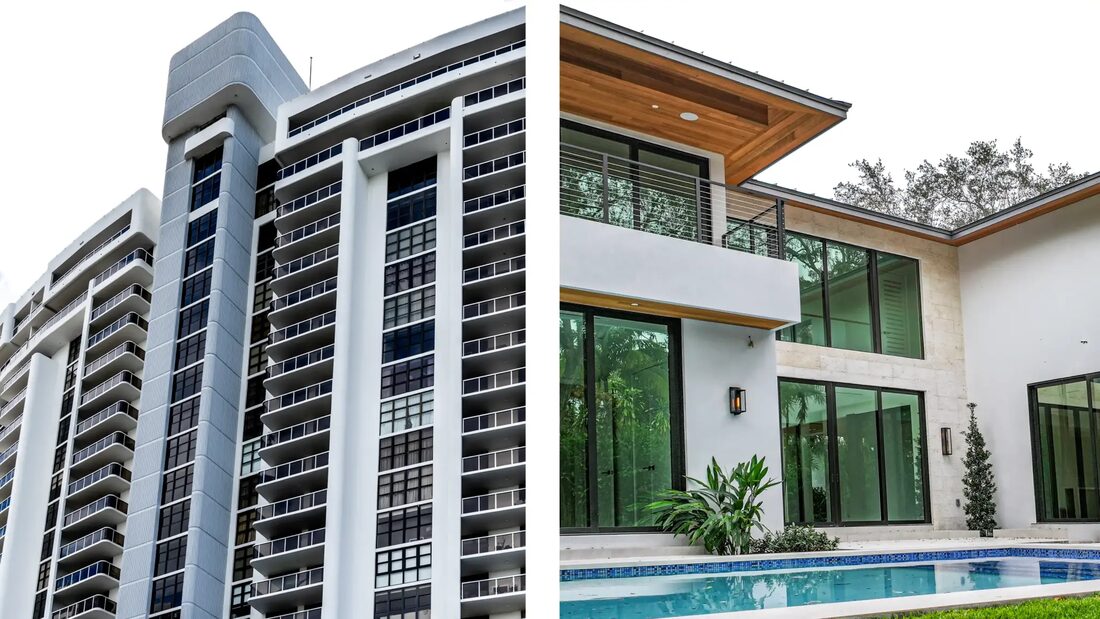 Eurocraft impact windows and doors on South Florida residential and commercial projects