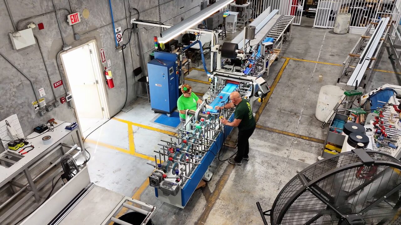 Inside Eurocraft's window and door manufacturing facility