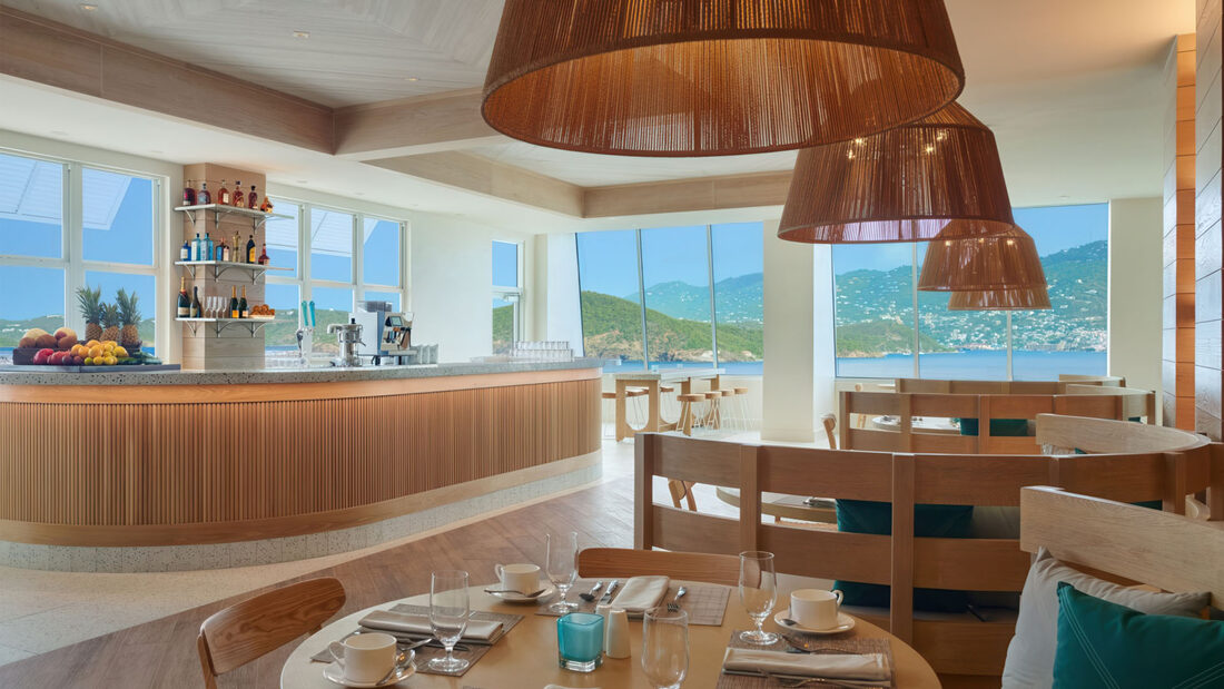 Eurocraft impact glazing framing the ocean view at a Westin resort project