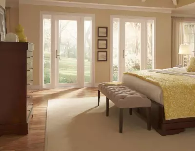 PGT Custom Windows & Doors PGT EnergyVue Vinyl Preferred French Door FD5455
