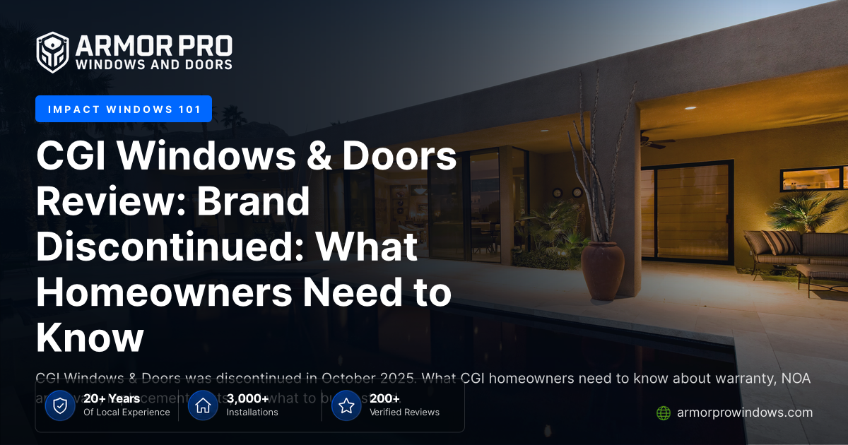 CGI Windows & Doors Review: Brand Discontinued: What Homeowners Need to ...