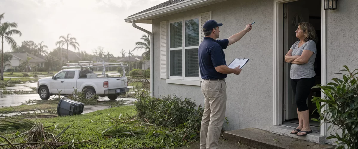 Post-Storm Contractor Scams in Florida: The Field Guide to Door-Knockers, Deposits, and Dead Paperwork