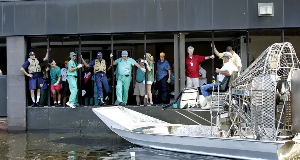 Designing Resilient Medical Centers in Hurricane Zones