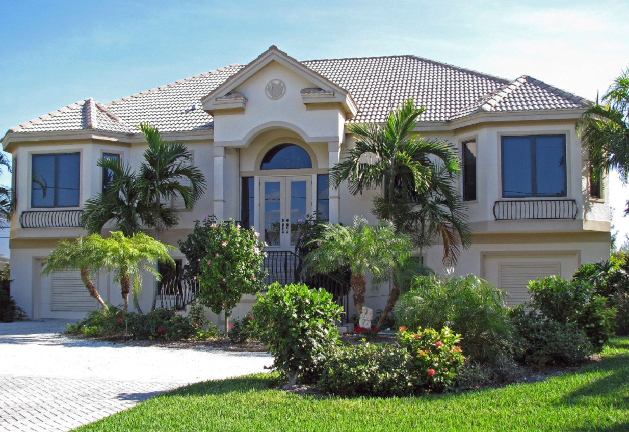 Florida home before impact window installation